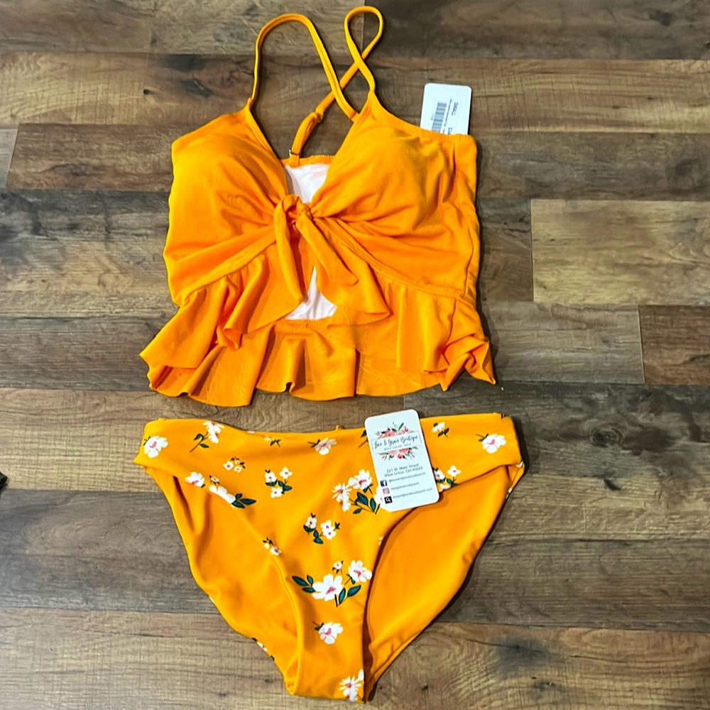 NWT! Yellow two piece. So adorable!